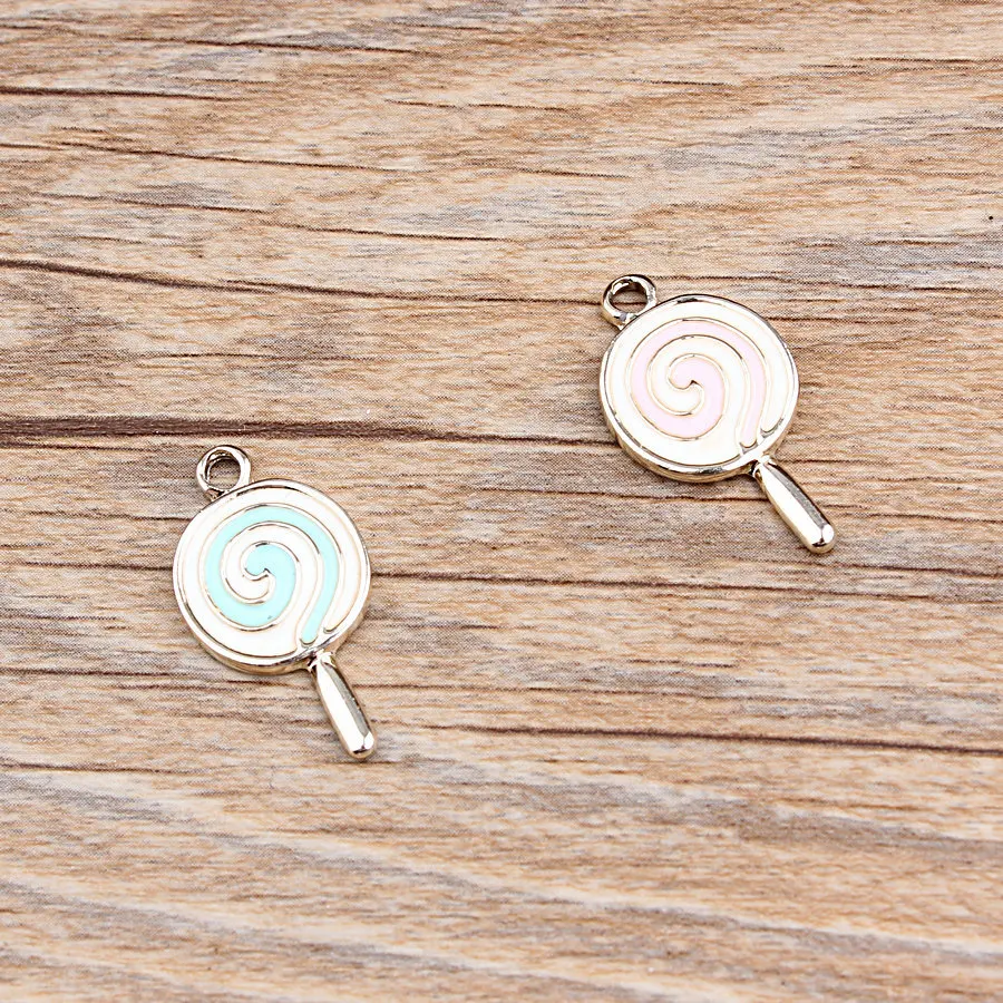10pcs Fashion Gold Color Alloy Enamel Lollipop Charms Pendant Beads Fit Bracelet For Women Jewelry Making Accessories
10pcs Fashion Gold Color Alloy Enamel Lollipop Charms Pendant Beads Fit Bracelet For Women Jewelry Making Accessories