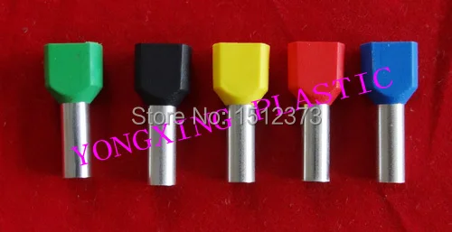 3100PCS/Lot twin wire ferrules cable twin cord end terminal from 2*0.5 to 2*10 square 8 size 5 color
3100PCS/Lot twin wire ferrules cable twin cord end terminal from 2*0.5 to 2*10 square 8 size 5 color