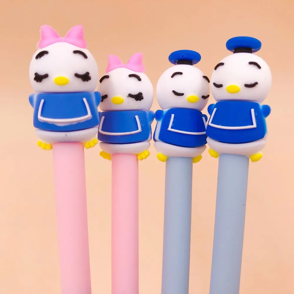 40pcs/lot Silicone Cartoon Donald Duck Stationery Gel Pen School Students Prize Party Promotion Gift Sign Pen
40pcs/lot Silicone Cartoon Donald Duck Stationery Gel Pen School Students Prize Party Promotion Gift Sign Pen