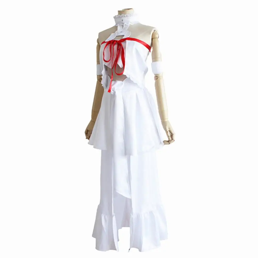 Sword Art Online Asuna Cosplay Yuuki Asuna cosplay costume White Dress outfit Halloween Carnival women dress
Sword Art Online Asuna Cosplay Yuuki Asuna cosplay costume White Dress outfit Halloween Carnival women dress