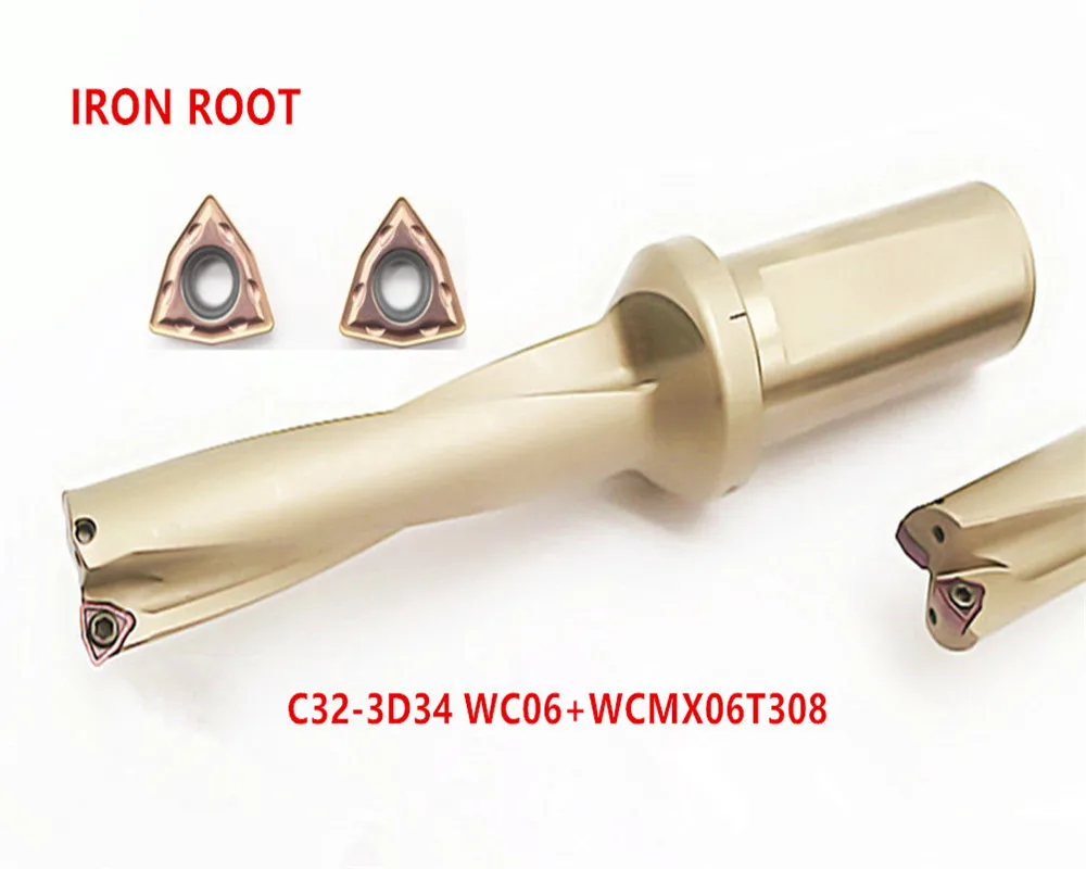 New1P C32-3D34 WC06 U сверло индексируемое сверло + 2P WCMX06T308-FZ 6115 вставка
New1P C32-3D34 WC06 U сверло индексируемое сверло + 2P WCMX06T308-FZ 6115 вставка