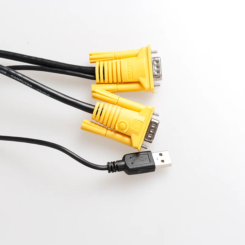 Фото Оригинальный KVM кабель VGA + USB к 1 5 м 3 и футов 10 15 для 26xKL 46xKL 271UK L 471UK - купить