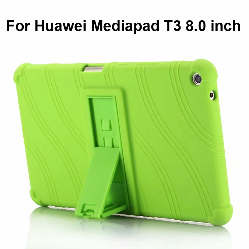 Противоударный силиконовый чехол подставка для Huawei Mediapad T3 8 0 планшета с функцией