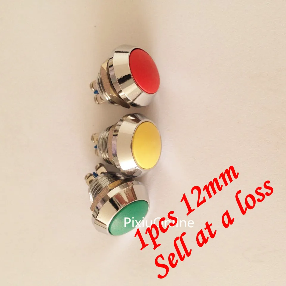 1pcs/lot L252 12mm Spherical Stainless Steel Metal Push Button Switch Car Modification Horn Doorbell Switch Automatic Reset
1pcs/lot L252 12mm Spherical Stainless Steel Metal Push Button Switch Car Modification Horn Doorbell Switch Automatic Reset