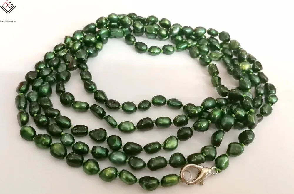 100'' 254cm Women Jewelry long necklace 9x10mm dark green baroque pearl handmade necklace real natural freshwater pearl
100'' 254cm Women Jewelry long necklace 9x10mm dark green baroque pearl handmade necklace real natural freshwater pearl