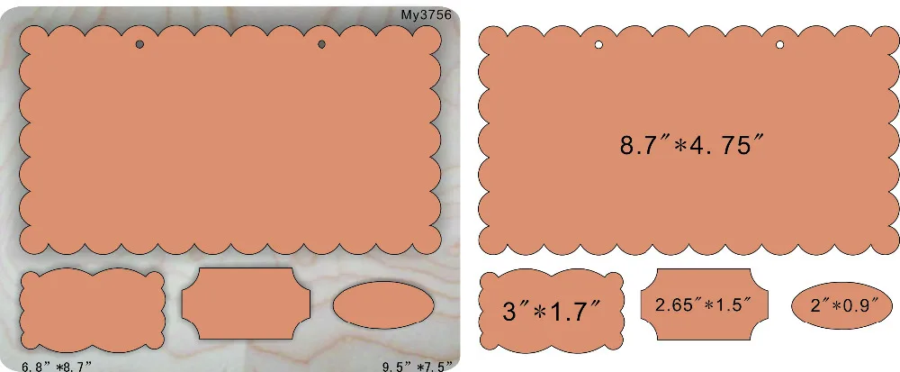 Card MY3756 Muyu Wooden Mold Scrapbook Cutting Dies Suitable For Market General Machines
Card MY3756 Muyu Wooden Mold Scrapbook Cutting Dies Suitable For Market General Machines