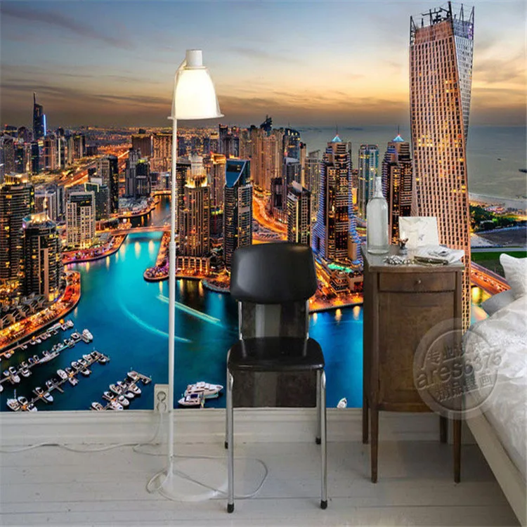 Dubai city night Wallpaper Custom Large Photo Wallpaper Charming Mural Wall Painting Art Room Decor Bedroom Ceiling Kid's room
Dubai city night Wallpaper Custom Large Photo Wallpaper Charming Mural Wall Painting Art Room Decor Bedroom Ceiling Kid's room