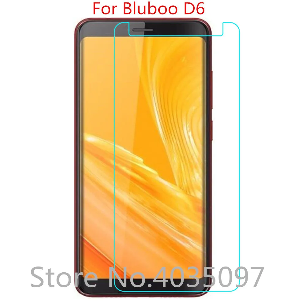 2.5D 9H Glass For Bluboo D6 Screen Protector Tempered Anti-Scratch Protective Film | Мобильные телефоны и аксессуары