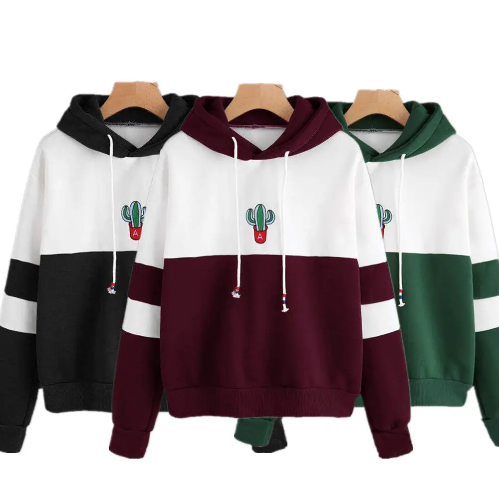 Женская толстовка с длинным рукавом, повседневный пуловер с капюшоном и принтом, верхняя одежда 
Женская толстовка с длинным рукавом, повседневный пуловер с капюшоном и принтом, верхняя одежда