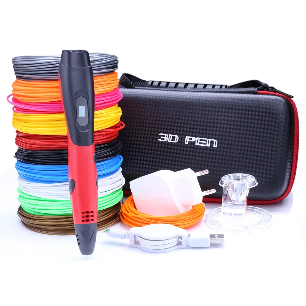 New Model caneta 3d Pen With 100 Meter 10 Color Filament Plastic natal 3 d Pens mais vendidos For Kids christmas presents
New Model caneta 3d Pen With 100 Meter 10 Color Filament Plastic natal 3 d Pens mais vendidos For Kids christmas presents