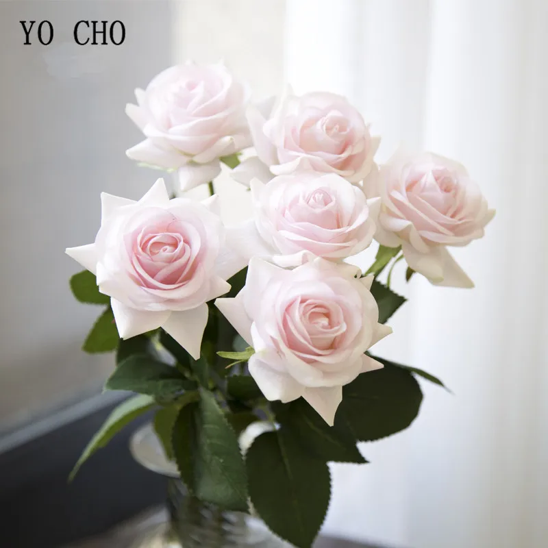 YO CHO DIY 10 heads Bridesmaid Bouquet Rose Flower Greenery Wedding Flowers Bridal Bouquet Wedding Bouquet Real Touch Flower
YO CHO DIY 10 heads Bridesmaid Bouquet Rose Flower Greenery Wedding Flowers Bridal Bouquet Wedding Bouquet Real Touch Flower
