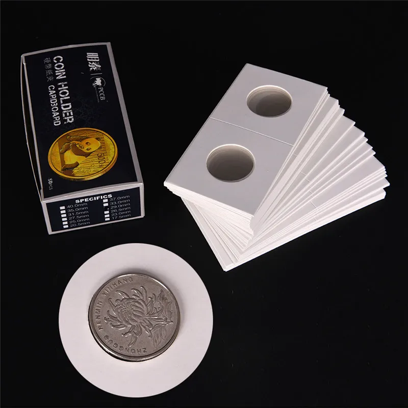 50 шт./компл. 23 40 мм размеры держателей для монет чехол защитный хранения денег