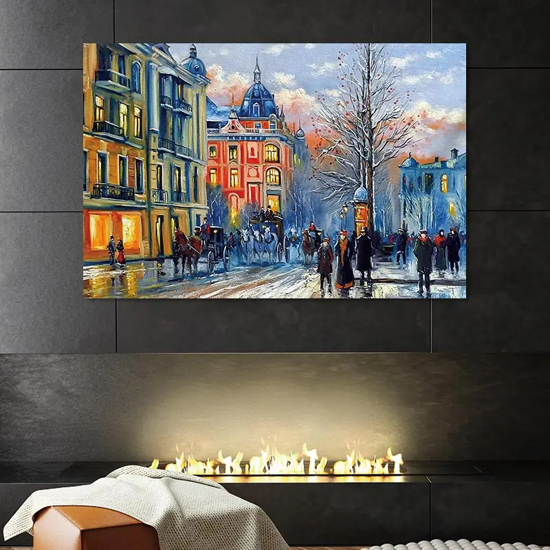 abstract ptints Poster art Canvas Painting Art wall picture and posters Beautiful building decor prints on canvas painting