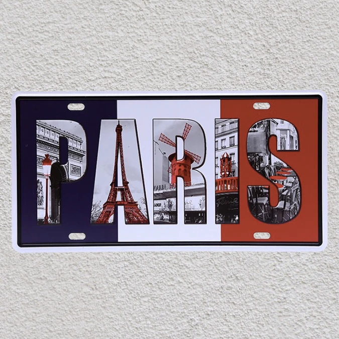 1 pc Paris France french flag Lyon Lille Tin Plates Signs Brussel wall man cave Decoration Metal Art Vintage Poster
1 pc Paris France french flag Lyon Lille Tin Plates Signs Brussel wall man cave Decoration Metal Art Vintage Poster
