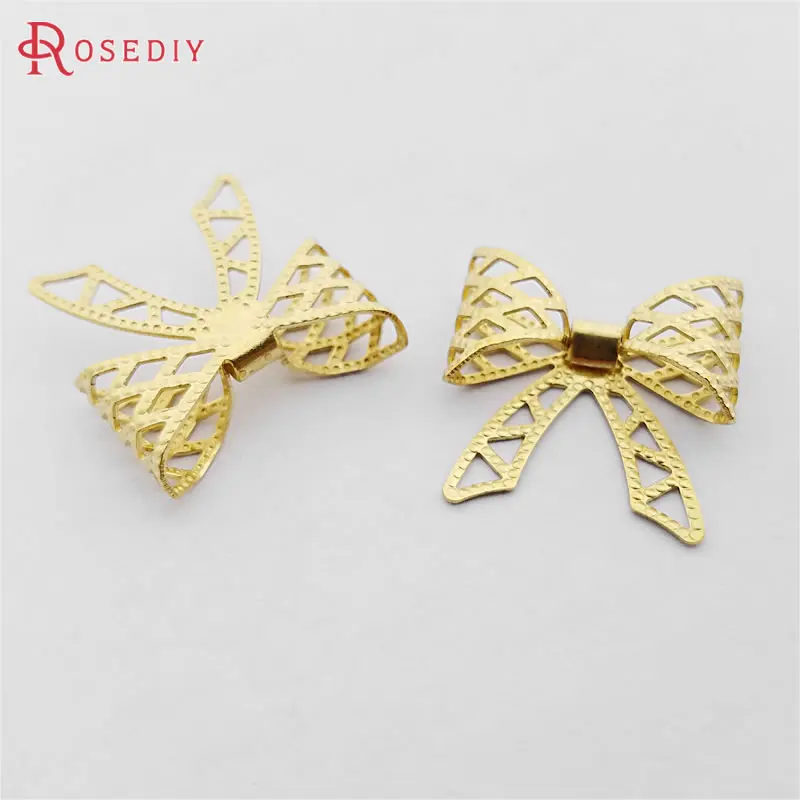 20PCS 20x20MM 24K Champagne Gold Color Plated Brass Grid Bow Charms Pendants High Quality Diy Jewelry Accessories
20PCS 20x20MM 24K Champagne Gold Color Plated Brass Grid Bow Charms Pendants High Quality Diy Jewelry Accessories