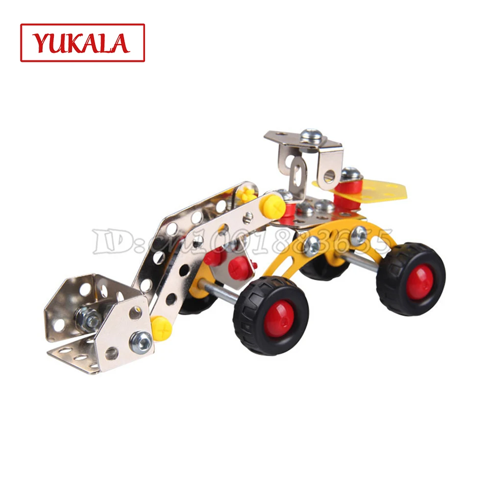 DIY metal alloy assembled bulldozer engineering vehicle 816B-2 Puzzle and screw nut self assembling toy car Removable for kids
DIY metal alloy assembled bulldozer engineering vehicle 816B-2 Puzzle and screw nut self assembling toy car Removable for kids