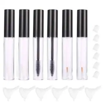 24pcs 10ml Empty DIY Mascara Packaging Tube Eyeliner Bottle Lip Gloss Tubes Container with Funnels,Black Top
24pcs 10ml Empty DIY Mascara Packaging Tube Eyeliner Bottle Lip Gloss Tubes Container with Funnels,Black Top