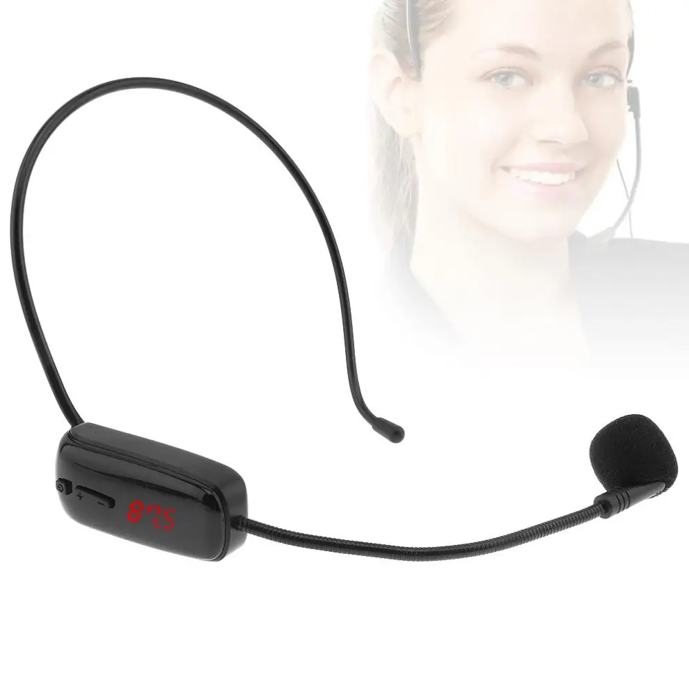 Universal Portable FM Wireless Microphone Headset Megaphone Radio Mic for Loudspeaker Teaching Tour Guide Meeting Lectures
Universal Portable FM Wireless Microphone Headset Megaphone Radio Mic for Loudspeaker Teaching Tour Guide Meeting Lectures