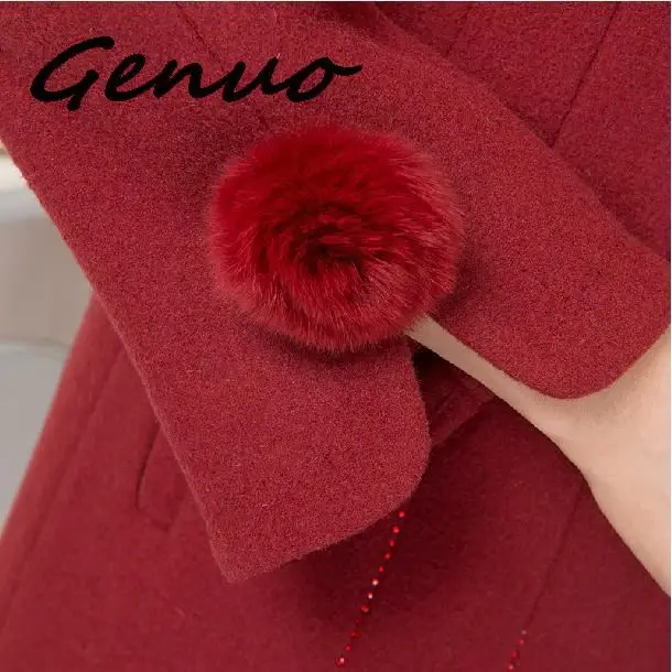 Genuo New 2019 Fast shipping winter mother women fur collar cashmere medium-long woolen coat plus size 5XL
Genuo New 2019 Fast shipping winter mother women fur collar cashmere medium-long woolen coat plus size 5XL