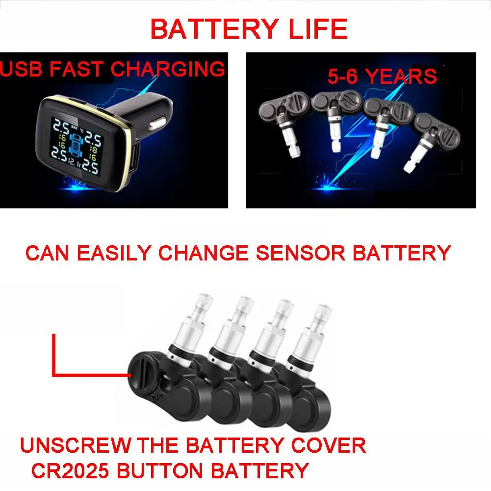 2 Types TP620 Real Time Digital Tire Pressure Monitoring System Professional Wireless Smart TPMS Tire Pressure Alarm Car Charger
2 Types TP620 Real Time Digital Tire Pressure Monitoring System Professional Wireless Smart TPMS Tire Pressure Alarm Car Charger