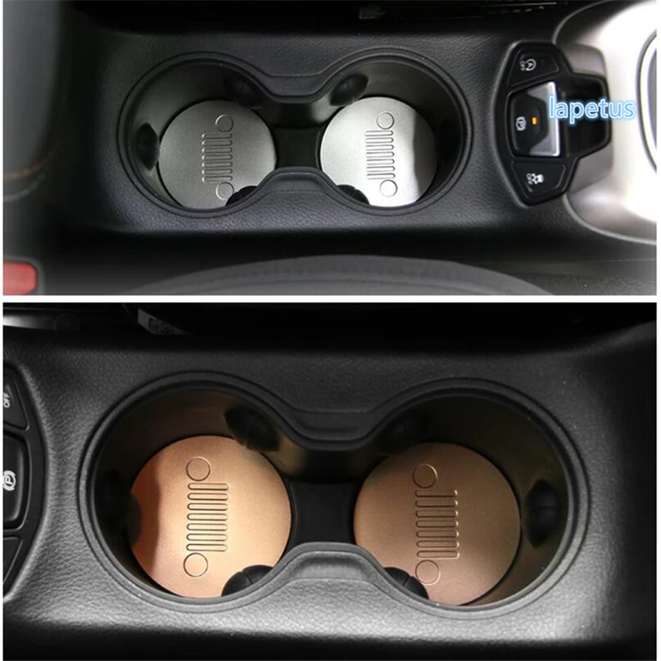 Lapetus Colorfully ! Front Seat Water Cup Holder Bottom Mat Decoration Frame Cover Trim Metal Fit For Jeep Compass 2017 - 2020
Lapetus Colorfully ! Front Seat Water Cup Holder Bottom Mat Decoration Frame Cover Trim Metal Fit For Jeep Compass 2017 - 2020