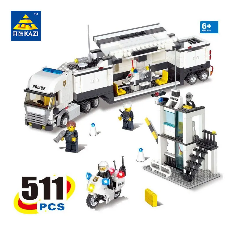 Kazi Police Command Center Surveillance Truck Blocks 511pcs Bricks City Series Building Blocks Sets Education Toys For Children
Kazi Police Command Center Surveillance Truck Blocks 511pcs Bricks City Series Building Blocks Sets Education Toys For Children
