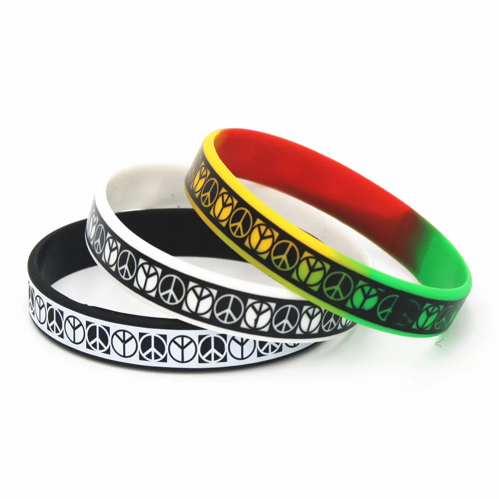 1PC Fashion Jewelry Punk Rock Silicone Wristband Black White Color Sports Bracelets&Bangles Rubber Charm for Adults Gifts SH129
1PC Fashion Jewelry Punk Rock Silicone Wristband Black White Color Sports Bracelets&Bangles Rubber Charm for Adults Gifts SH129