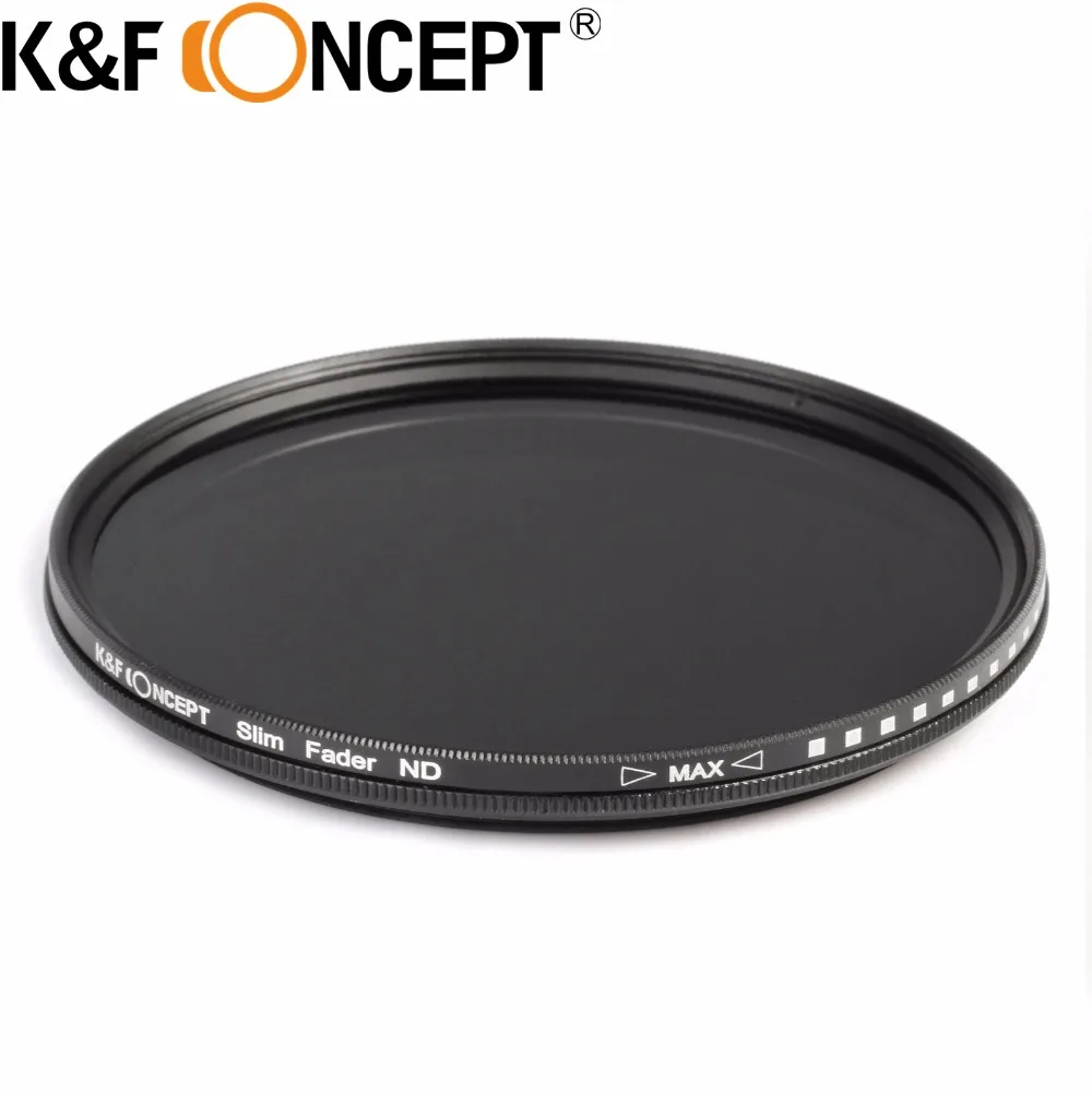 K&F CONCEPT 72mm Slim Neutral Density Variable Fader ND2~ND400 Adjustable ND Lens Filter + Microfiber Cleaning Cloth
K&F CONCEPT 72mm Slim Neutral Density Variable Fader ND2~ND400 Adjustable ND Lens Filter + Microfiber Cleaning Cloth