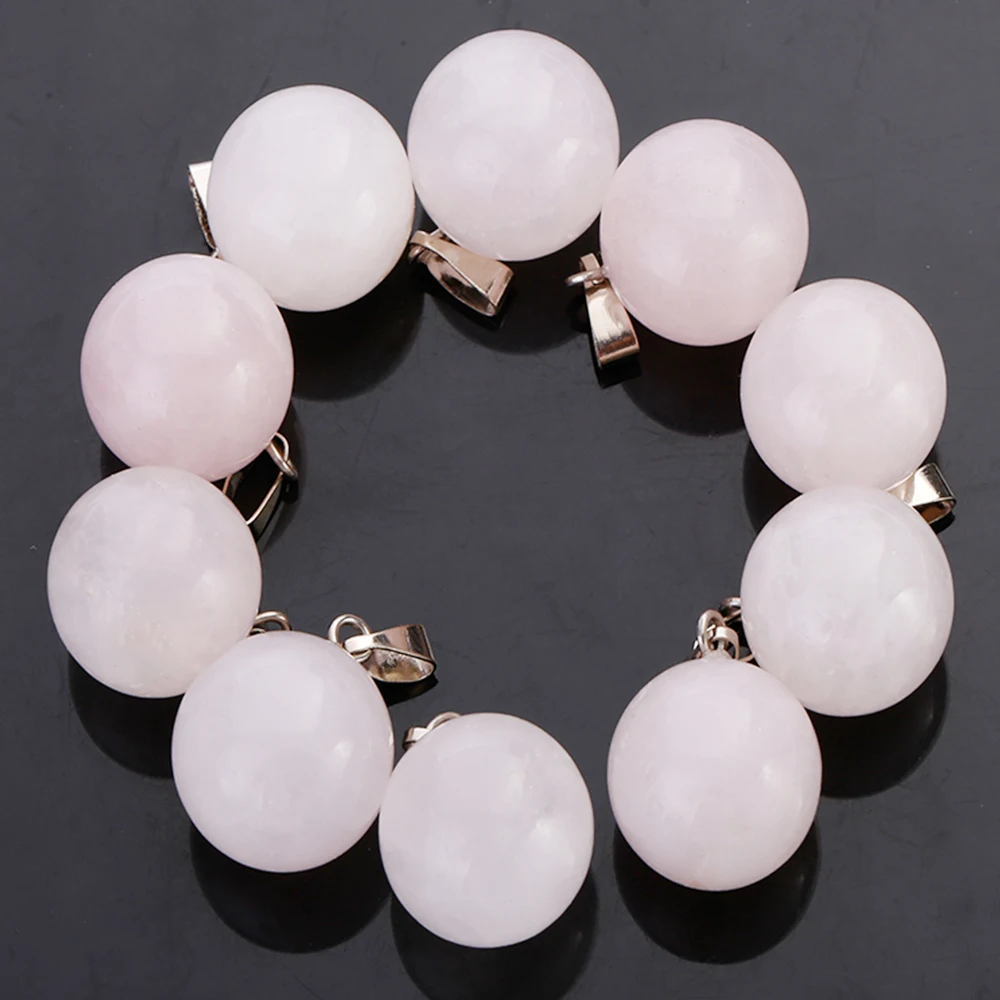 50Pcs Natural Stone Round Ball Quartz Pendant Wholesale Hot Sale Necklaces Free Shipping Charms For Jewelry Make
50Pcs Natural Stone Round Ball Quartz Pendant Wholesale Hot Sale Necklaces Free Shipping Charms For Jewelry Make