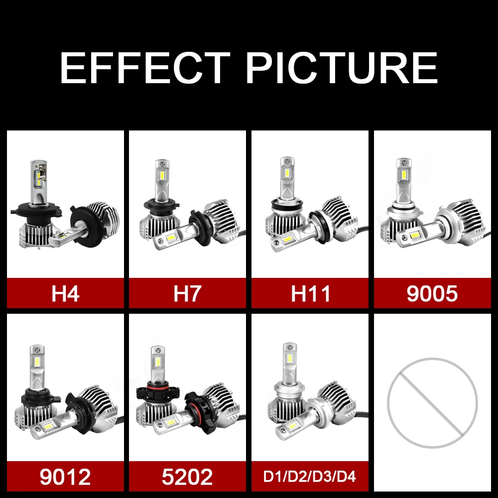 EURS H11 LED 12V 13000LM Car Light H4 H7 9012 bulb led headlight D1 D2 90W Headlamp 9005 9006 H15 5202 Super bright Car Lights
EURS H11 LED 12V 13000LM Car Light H4 H7 9012 bulb led headlight D1 D2 90W Headlamp 9005 9006 H15 5202 Super bright Car Lights