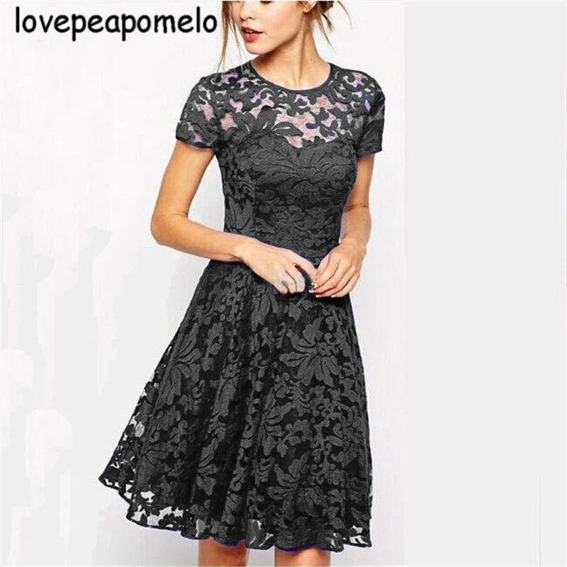 Large Size Women Floral Dress New Elegant Lace Dress Sexy Party Princess Slim Big Size Summer Dress Hollow Out Female Dress J640
Large Size Women Floral Dress New Elegant Lace Dress Sexy Party Princess Slim Big Size Summer Dress Hollow Out Female Dress J640
