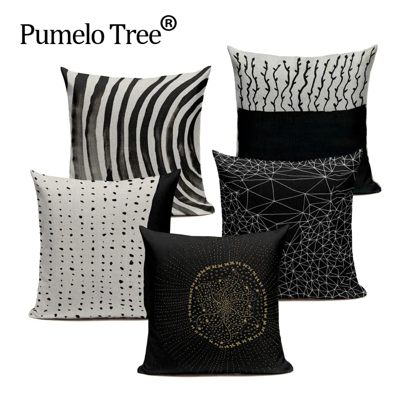 Linen Spring Cushion Cover Black White Line Dots Geometric Wave Sky Sofa Home Decor Pillow Cover Custom Throw Pillow Pillowcase
Linen Spring Cushion Cover Black White Line Dots Geometric Wave Sky Sofa Home Decor Pillow Cover Custom Throw Pillow Pillowcase
