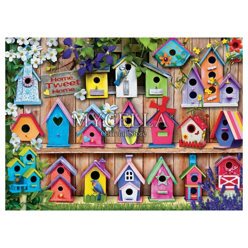 Birdhouses 5D Diy Diamond Painting Cross Stitch Mosaic Diamond Embroidery Birdhouse & Flowers full Rhinestone Home Decor
Birdhouses 5D Diy Diamond Painting Cross Stitch Mosaic Diamond Embroidery Birdhouse & Flowers full Rhinestone Home Decor