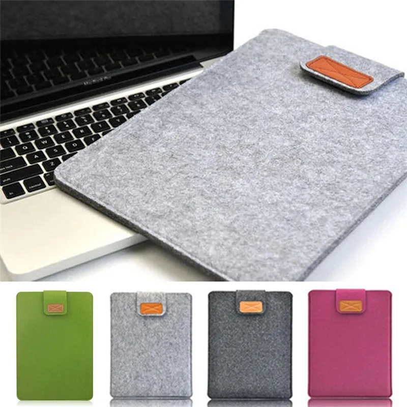 Soft Felt Laptop Sleeve Bag Case for Apple Macbook Air Pro Retina 11 13 Inch Notebook Pouch Bag Ultrabook Tablet Case Cover
Soft Felt Laptop Sleeve Bag Case for Apple Macbook Air Pro Retina 11 13 Inch Notebook Pouch Bag Ultrabook Tablet Case Cover