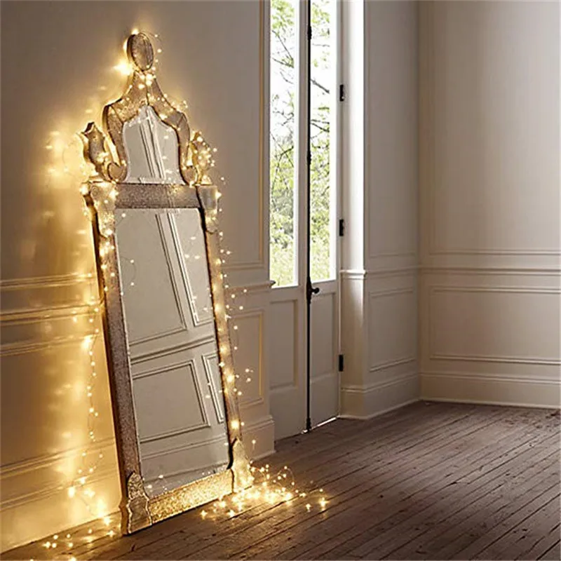 LED Fairy String Light 1M 2M 5M Copper Wire LED Strip Holiday Light Party Wedding Garland Lighting Decoration CR2032 Battery
LED Fairy String Light 1M 2M 5M Copper Wire LED Strip Holiday Light Party Wedding Garland Lighting Decoration CR2032 Battery