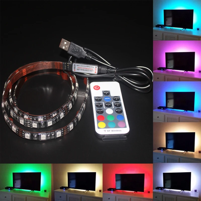 Лидер продаж, светильник аемая Светодиодная лента USB 5 В, 1 м, 2 м, 3 м, RGB-лампа, SMD 5050, фон для телевизора, цветная яркая Регулируемая цветная лент...
Лидер продаж, светильник аемая Светодиодная лента USB 5 В, 1 м, 2 м, 3 м, RGB-лампа, SMD 5050, фон для телевизора, цветная яркая Регулируемая цветная лент...