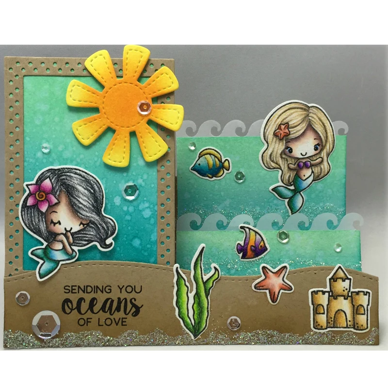 Beautiful Mermaid Silicone Stamp Craft Card Photo Making DIY Embossing Stencil Handmade Template Decoration Scrapbooking
Beautiful Mermaid Silicone Stamp Craft Card Photo Making DIY Embossing Stencil Handmade Template Decoration Scrapbooking