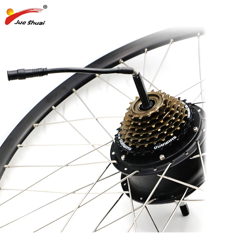 20" 26" 700C wheel with 6 or 7 freewheel 350W brushless hub motor ebike conversion kit suit 36V lithium battery electric bike
20" 26" 700C wheel with 6 or 7 freewheel 350W brushless hub motor ebike conversion kit suit 36V lithium battery electric bike