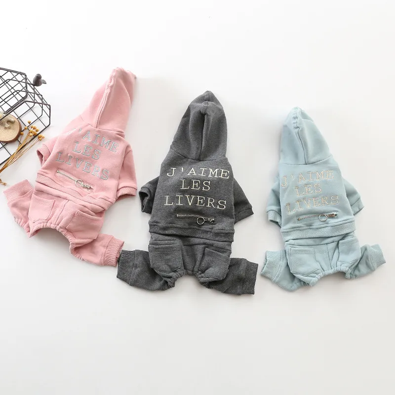 New Pet Clothes Leisure Sports Cotton Elastic with Hats Clothes for Small and Medium Dog Pets Supplies Dogs Accessories
New Pet Clothes Leisure Sports Cotton Elastic with Hats Clothes for Small and Medium Dog Pets Supplies Dogs Accessories