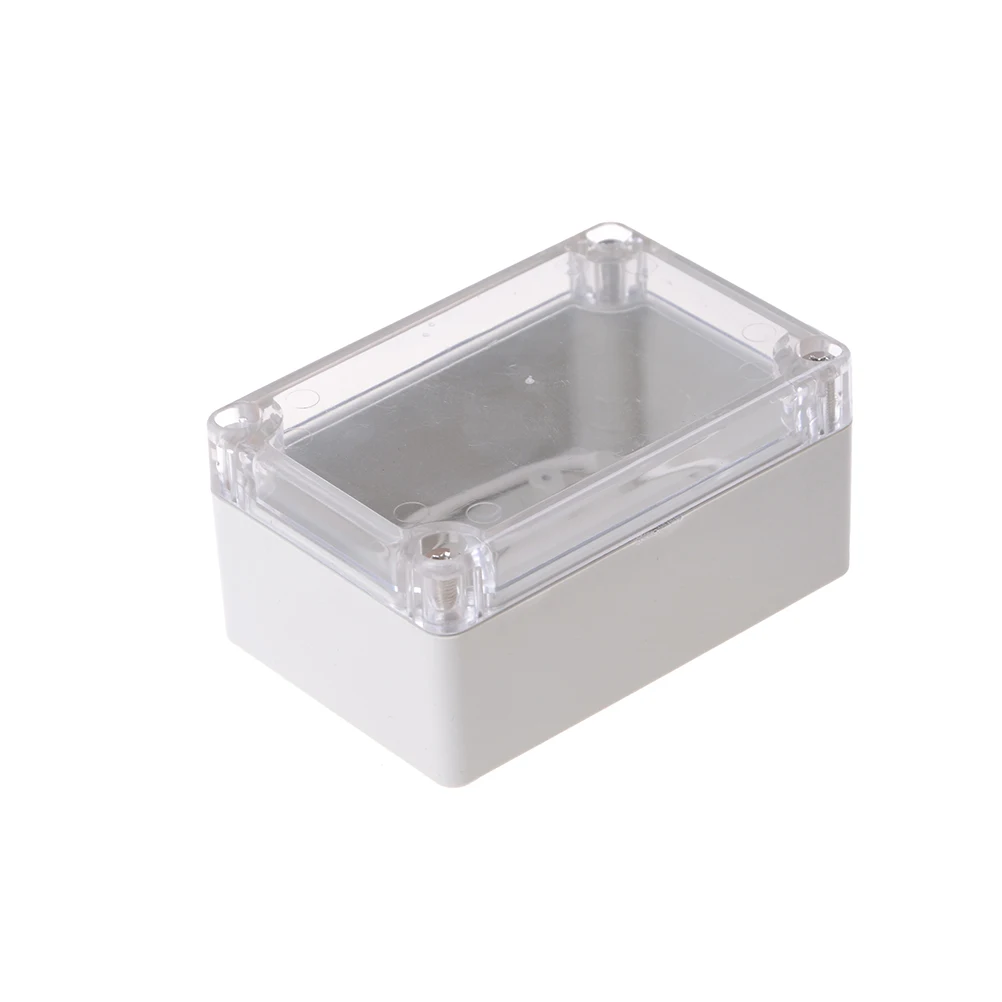 Plastic Waterproof Clear Cover Plastic Electronic Project Box Enclosure Case Shell Electrical Connector 100*68*50mm
Plastic Waterproof Clear Cover Plastic Electronic Project Box Enclosure Case Shell Electrical Connector 100*68*50mm