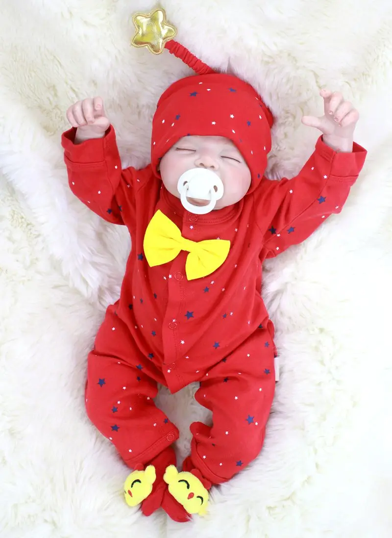 Super cute Christmas present 55cm Bebe Reborn Dolls soft alive Silicone Rebron Babies Girl boy Toys Newborn Bonecas brinquedos
Super cute Christmas present 55cm Bebe Reborn Dolls soft alive Silicone Rebron Babies Girl boy Toys Newborn Bonecas brinquedos