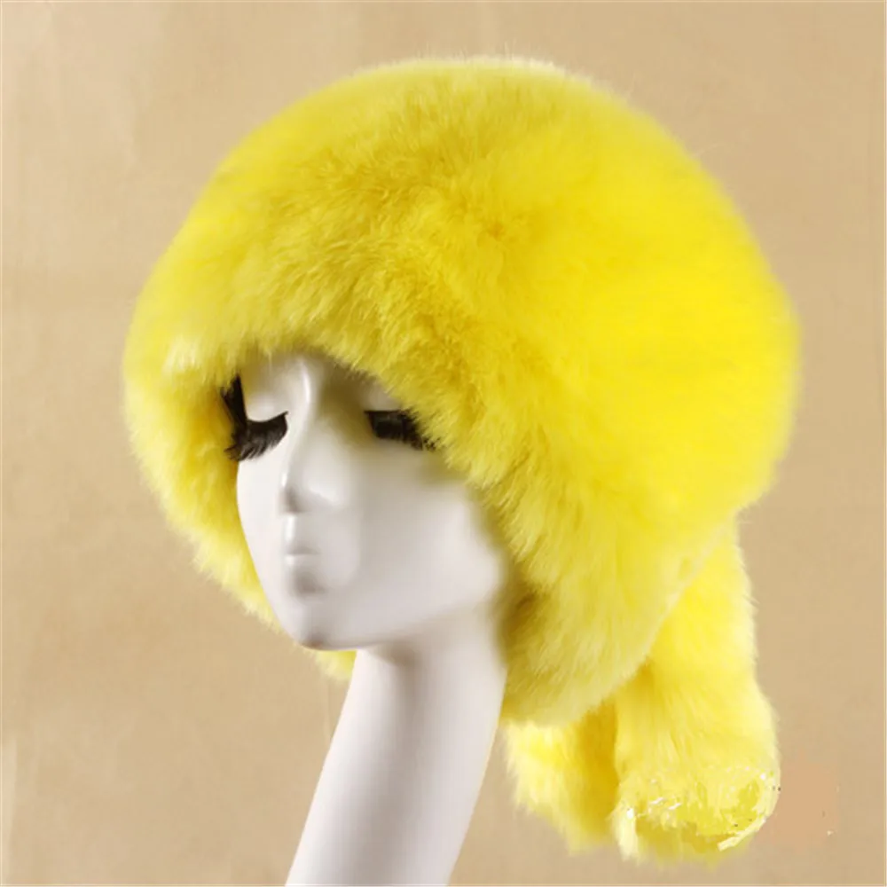 Yyun Women's Winter Flat Top Faux Fur Hats Warm Soft Fluffy Fur Beanie Hat Russian Thick Headgear Cap with Tail
Yyun Women's Winter Flat Top Faux Fur Hats Warm Soft Fluffy Fur Beanie Hat Russian Thick Headgear Cap with Tail