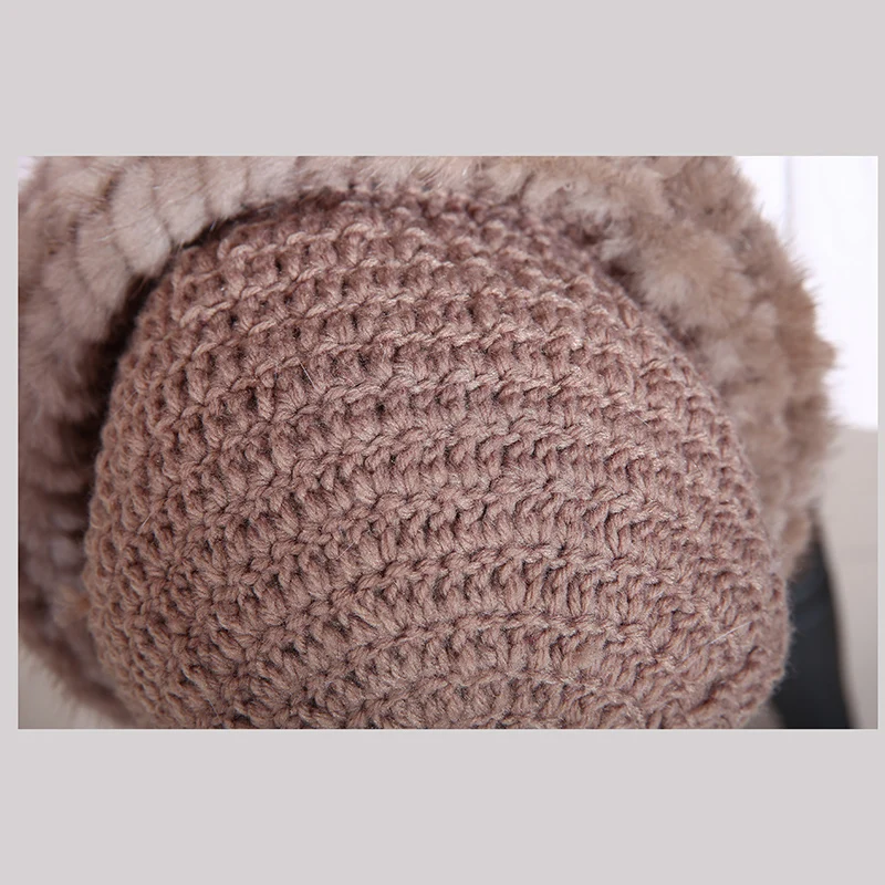Winter Women Natural Mink Fur Hats With Flower 2017 New Real Knitted Mink Cap Female Fashion Solid Russian Thick Warm Headwear
Winter Women Natural Mink Fur Hats With Flower 2017 New Real Knitted Mink Cap Female Fashion Solid Russian Thick Warm Headwear