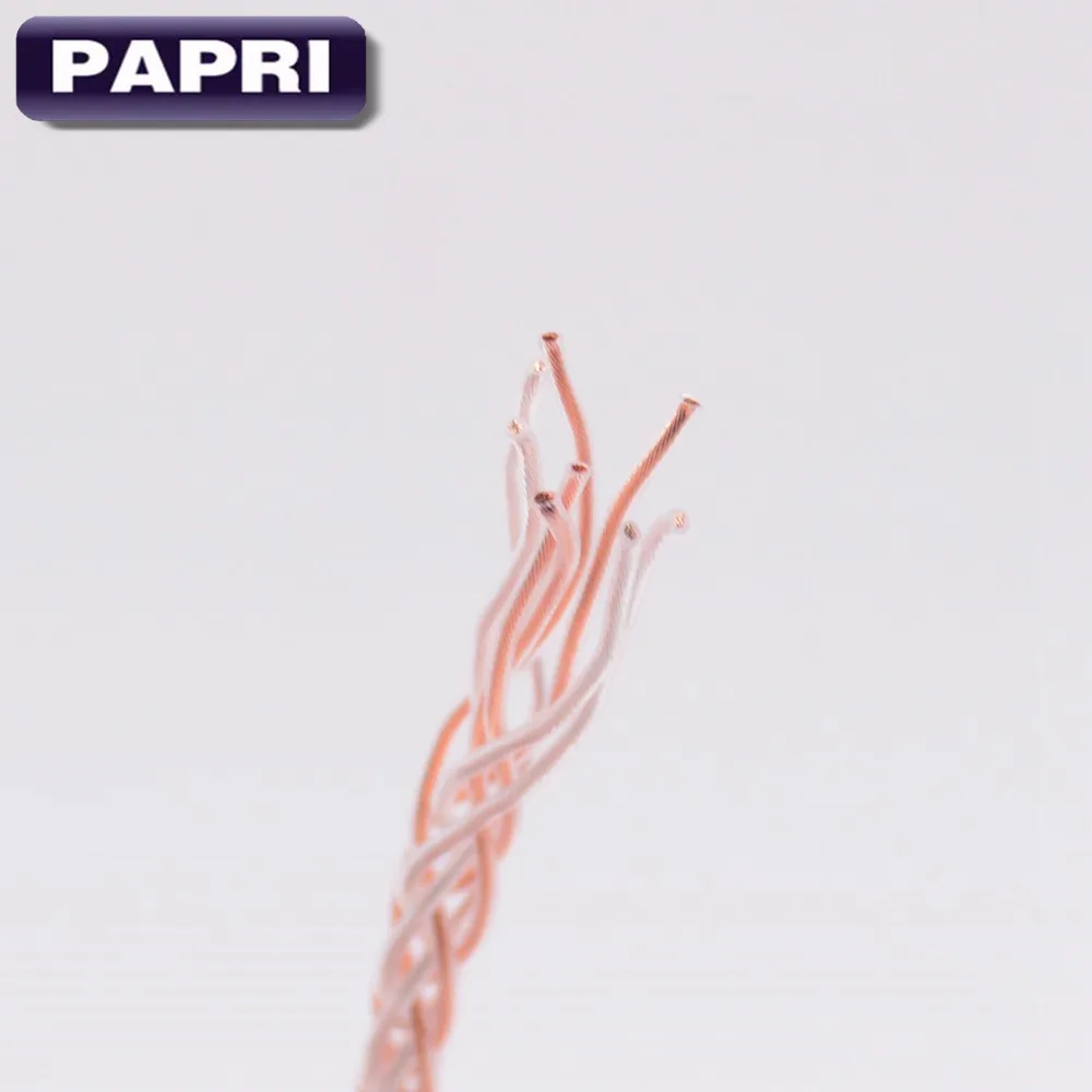 PAPRI PTFE OCC Silver Upgrade Cable OCC Copper Wire Weaving Audio Cable For DIY HIFI Audio Headphone Earphone Headset
PAPRI PTFE OCC Silver Upgrade Cable OCC Copper Wire Weaving Audio Cable For DIY HIFI Audio Headphone Earphone Headset