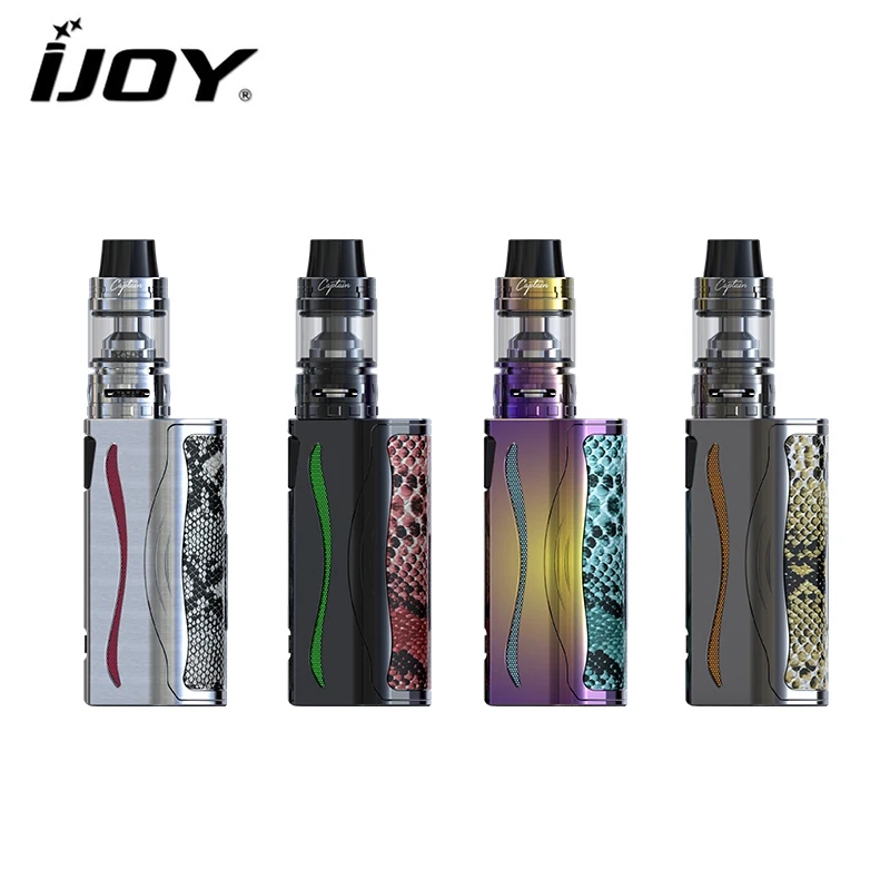 Оригинал IJOY Genie pd270 комплект 234 Вт поле mod VAPE с 4 мл капитан S subohm Tank двойной 20700
