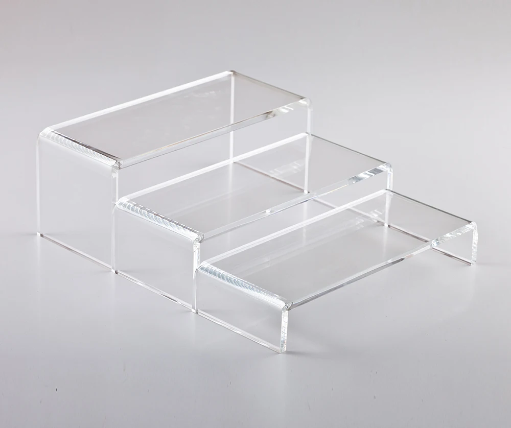 Set Of 3 Clear Acrylic Display Risers Showcase for Jewelry Wallet Shoe Rack
Set Of 3 Clear Acrylic Display Risers Showcase for Jewelry Wallet Shoe Rack