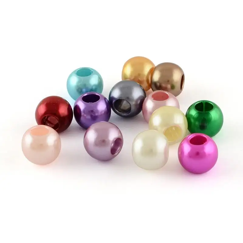 ABS Imitation Pearl Acrylic European Beads, Large Hole Rondelle Beads, Mixed Color, 11.5~12x10mm, Hole: 5mm; about 780pcs/500g
ABS Imitation Pearl Acrylic European Beads, Large Hole Rondelle Beads, Mixed Color, 11.5~12x10mm, Hole: 5mm; about 780pcs/500g