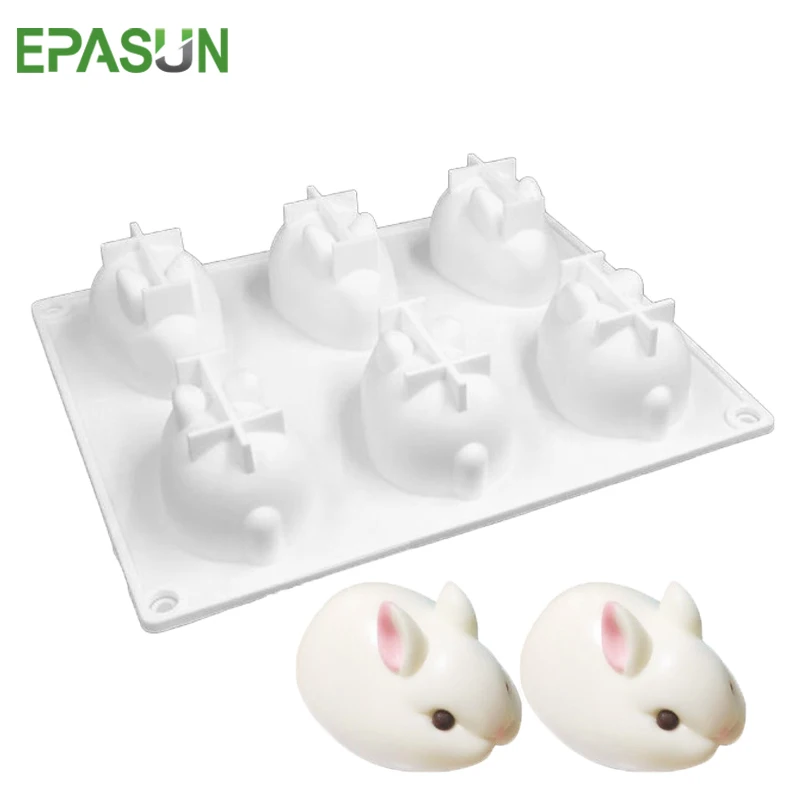 Small Rabbit Cake Silicone Mold Mousse Cupcake 3D Soap Mold Silicone Moulds Fondant Dessert Baking Decorating Tools
Small Rabbit Cake Silicone Mold Mousse Cupcake 3D Soap Mold Silicone Moulds Fondant Dessert Baking Decorating Tools
