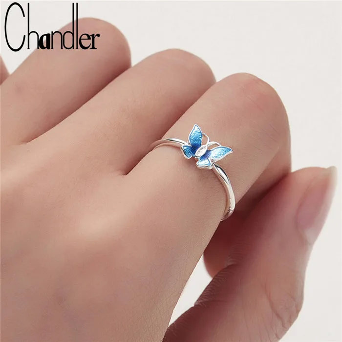 Chandler Korean Butterfly Ring For Women Girls Blue Enamel Elegant Adjustable Color All Finger Rings Bridal Wedding
Chandler Korean Butterfly Ring For Women Girls Blue Enamel Elegant Adjustable Color All Finger Rings Bridal Wedding