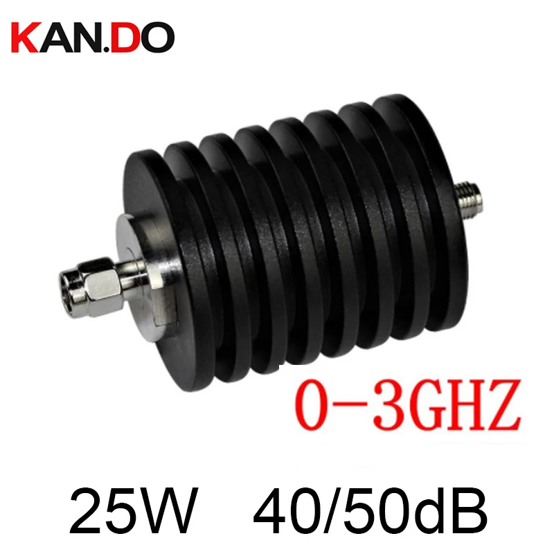 25W DC-3Ghz 40/50dB SMA-Male to Female POWER Attenuation Feeder Connector COAXIAL Jack Attenuator Telecom Part 3Ghz Attenuater
25W DC-3Ghz 40/50dB SMA-Male to Female POWER Attenuation Feeder Connector COAXIAL Jack Attenuator Telecom Part 3Ghz Attenuater